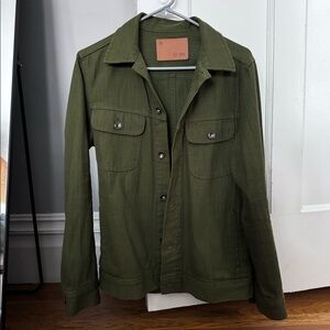 Taylor Stitch - Long Haul Jacket in Moss Herringbone - 36 (XS)